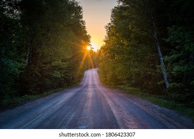 Sunset In The Boundary Waters Canoe Area Minnesota 