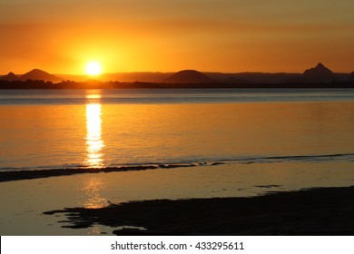 Sunset At Bribie Island.