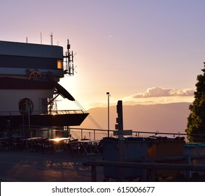 sunset building