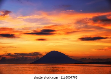 Sunset At Bunaken Beach, Manado, North Sulawesi - Indonesia