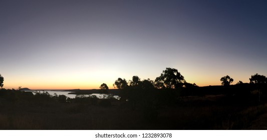 Sunset At The Burdekin Dam