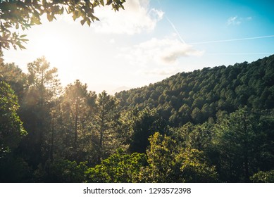 Sunset By The Mountains Of Gallura