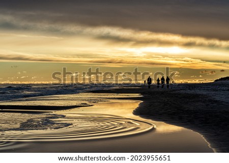 Similar – Very early in the morning on Pacific Beach.