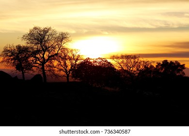 Sunset In California Gold Country.