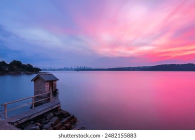 Sunset at Camp Cove in Watsons Bay, Sydney - Powered by Shutterstock