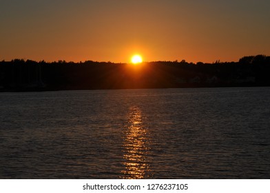 Sunset In The Canadian East Coast