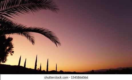 Sunset At Canyon County, Santa Clarita, California