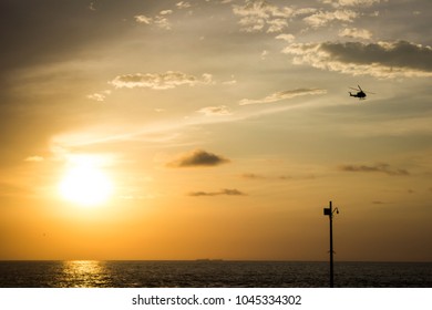 A sunset in Cartagena - Shutterstock ID 1045334302