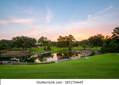 Sunset at Cascades Park Tallahassee FL landscape photography