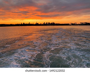 Sunset At Castle Island, Boston