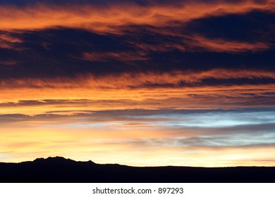 Sunset From Castle Rock Colorado