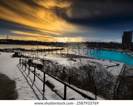 Similar – Image, Stock Photo Serene lakeside moment at Sao Miguel, Azores.