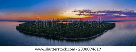 Sunset at Cave Point, Door County Wisconsin
