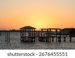Sunset at Cedar Key Florida