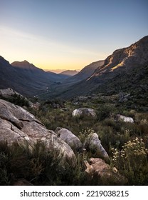 Sunset In The Cederberg Mountains In South Africa