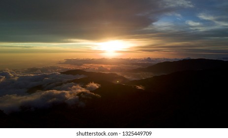 Sunset At Cerro De La Muerte