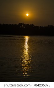 Sunset At Chaliyar River Kerala