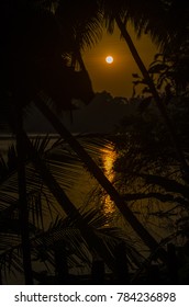 Sunset At Chaliyar River Kerala