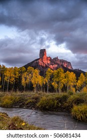 Sunset Chimney Rock 