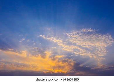 SUNSET CITYSCAPE