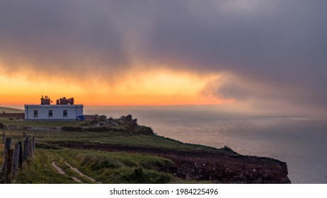 Sunset In Cleveland Way, Whitby