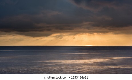 Sunset From The Cliffof Lifou Island