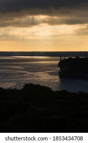 Sunset From The Cliffof Lifou Island