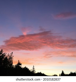 Sunset Clouds In Big Cottonwood Canyon