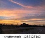 Sunset clouds in Houston