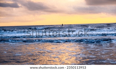 sunset at Cocoa Beach Florida 