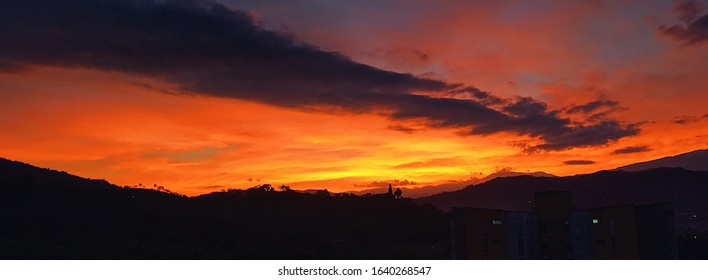 Sunset In Colombia, Risaralda, Pereira