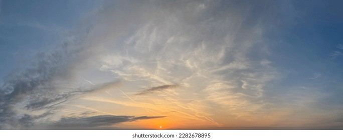 Sunset, colorful clouds in the sky - Shutterstock ID 2282678895