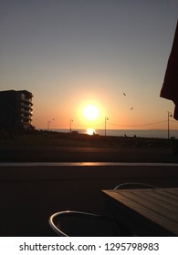 sunset in cornwall