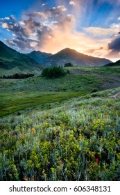 Sunset In Crested Butte Colorado