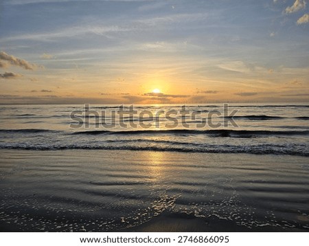 Sunset at the crosby beach