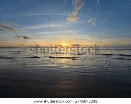Sunset at the crosby beach
