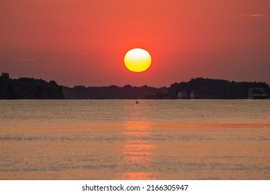 Sunset in Danube Delta, Dobrogea, Romania