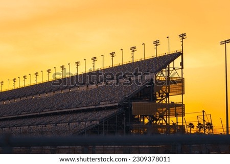 Sunset at Daytona 200 Moto America