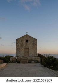 Sunset at Dingli Cliffs in Malta. 4K photo