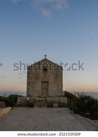 Sunset at Dingli Cliffs in Malta. 4K photo
