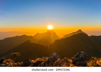 Sunset At Doi Luang Chiang Dao, Chiang Mai