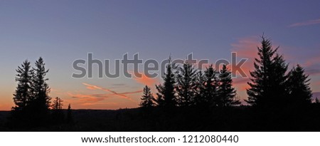 Sunset at Dolly Sods Wilderness Area