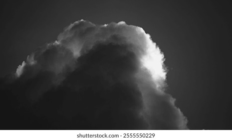 Sunset  Dramatic Clouds Closeup detail