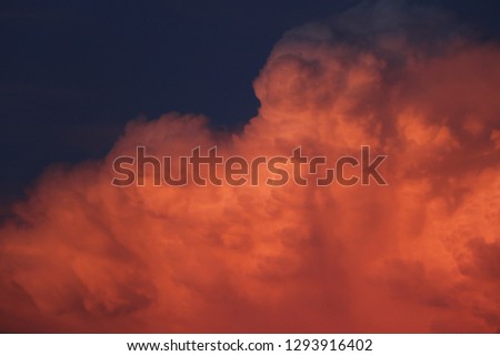 Sunset dramatic clouds, pink and orange clouds, heavenly cloud background, sunset sky with clouds, 