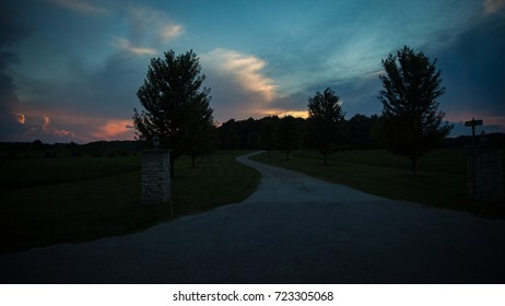 A Sunset Drive In Door County, WI.