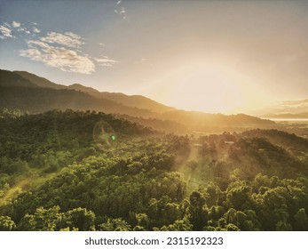 sunset with drone, Queensland, Australia - Powered by Shutterstock