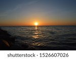 Sunset in Malmö during spring