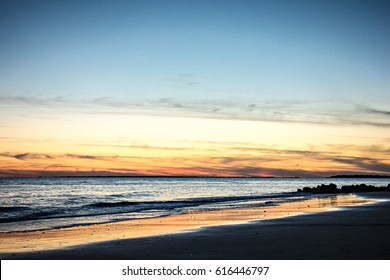 Sunset At Edisto Beach North Carolina