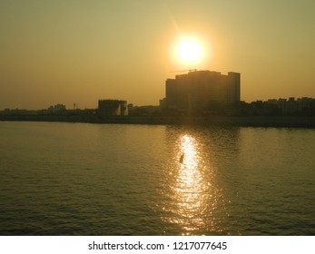 Sunset From Ellis Bridge