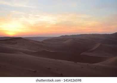 Sunset At The Empty Quarter Desert, Saudi Arabia